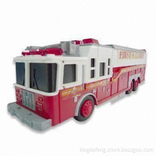 Plastic Fire Truck, Suitable for Children Toy or Display Unit